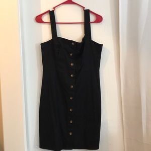 Hollister Black Button Up Dress